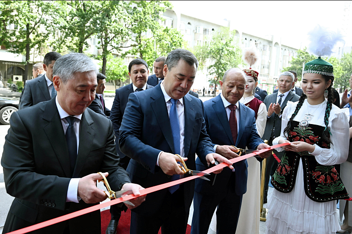 The Rector of KRSU took part in the opening of the new head office «Eldik Bank»
